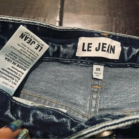 Le Jean Lara Willow Wash High-Rise Slim Jean - Picture 10 of 13